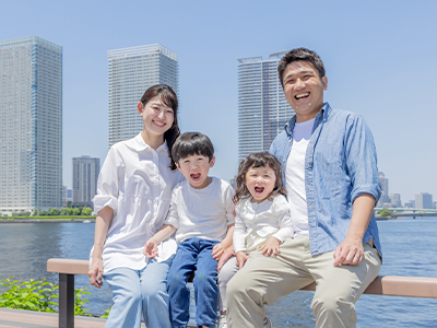 神奈川在住の4人家族